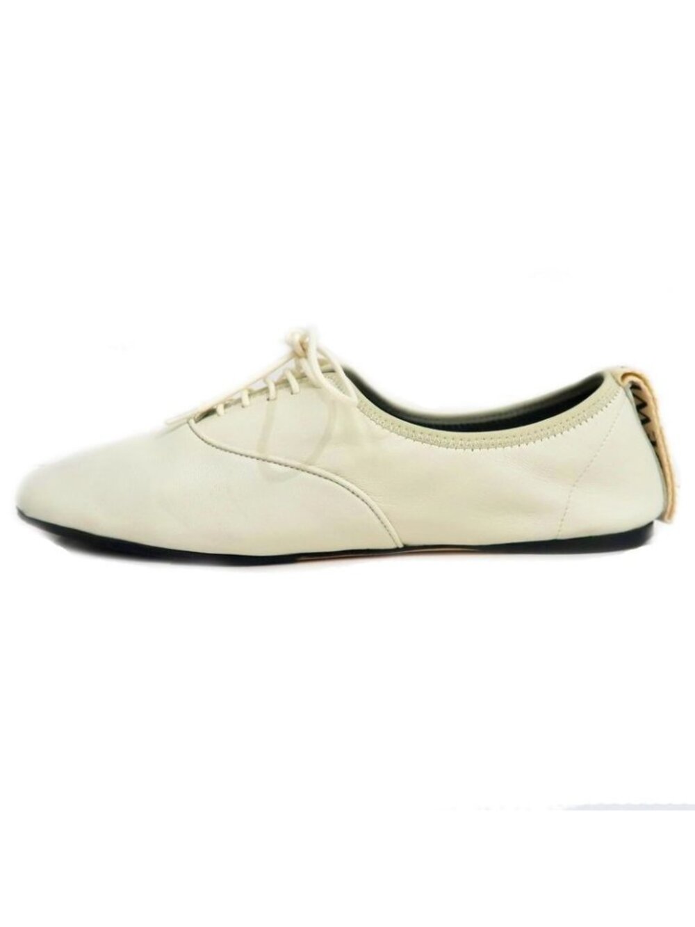 Loewe Flat Shoes Off White Leather Size 37